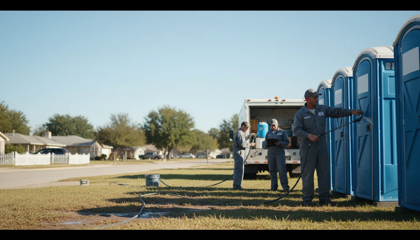 Long-Term Portable Toilet Rental in Chico, TX near me